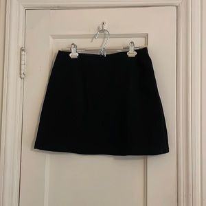 BDG black denim skirt